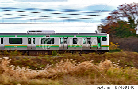 鉄道　JR東日本・東北本線 (宇都宮線)　E231系　K-01F(横コツ) 97469140