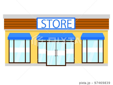 営業している販売店の外観 97469839