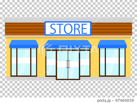 営業している販売店の外観 97469839