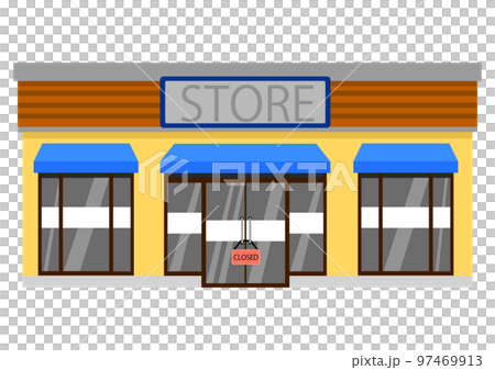 閉店したお店の外観 97469913