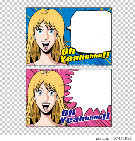 一個有美國喜劇色彩的開朗白人 97471958