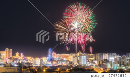 沖縄 美浜アメリカンビレッジの花火 沖縄 美浜アメリカンビレッジの花火 97472652