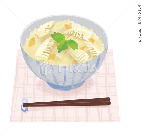 たけのこご飯のイラスト 筍 たけのこご飯のイラスト 筍 97475124