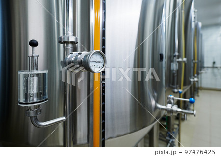 Tank with Fermenting Beer Tank with Fermenting Beer 97476425