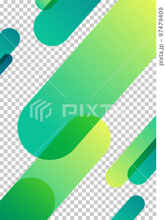 グリーンのグラデーションの背景イラスト素材 97479409