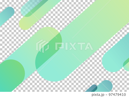 グリーンのグラデーションの背景イラスト素材 97479410