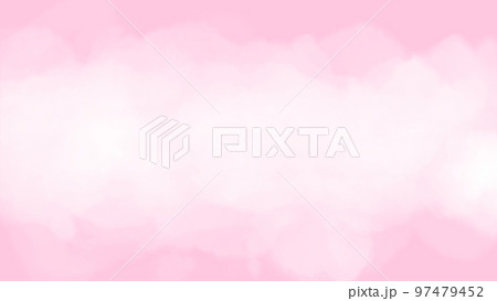 グラデーション背景（中央白）ピンクのイラスト素材 [97479452] - PIXTA