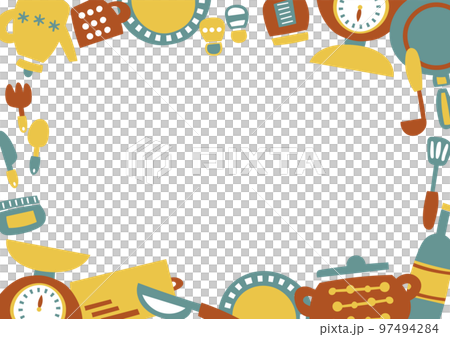 Scandinavian style Cute kitchen goods frame background material Scandinavian style Cute kitchen goods frame background material 97494284