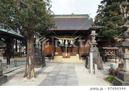 桶川稲荷神社の社殿【埼玉県桶川市】 桶川稲荷神社の社殿【埼玉県桶川市】 97494344