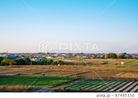 川越小仙波付近から眺めた風景 秋の季節 川越小仙波付近から眺めた風景 秋の季節 97495350