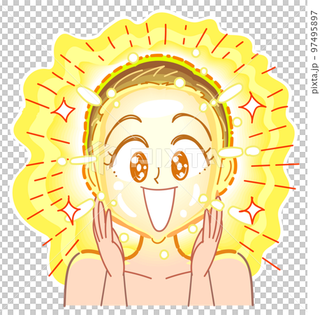 從內部發光的皮膚 97495897