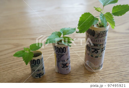 お金が増えるイメージ お金が増えるイメージ 97495921