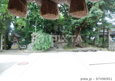 揖夜神社の境内（島根県松江市東出雲町揖屋） 97496901