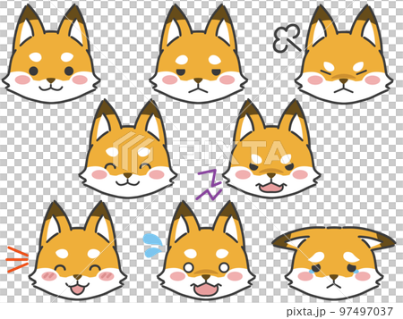 Fox expression face icon Fox expression face icon 97497037