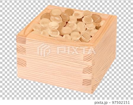 升と節分豆(焼印なし) 升と節分豆(焼印なし) 97502151