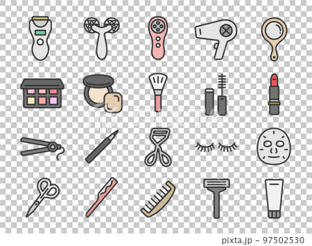 圖集的美容圖標（彩色） 97502530