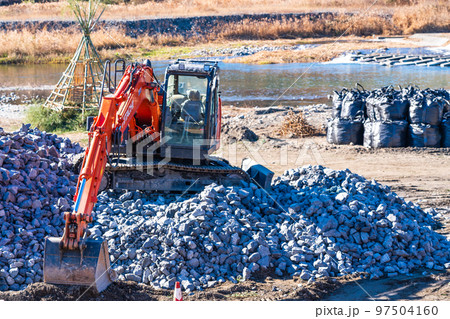 河川工事　川床工事 97504160