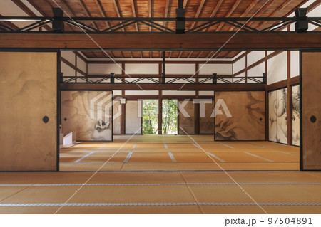 龍安寺(京都)方丈の襖絵 龍安寺(京都)方丈の襖絵 97504891