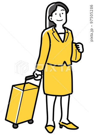 出かけるキャリアウーマン 97505286