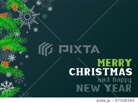 Christmas holiday decoration and text message Christmas holiday decoration and text message 97506564