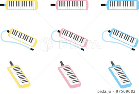 可愛い楽器_鍵盤ハーモニカ_セット 97509082