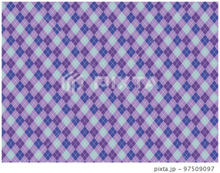 アーガイル柄のイラスト素材 [97509097] PIXTA