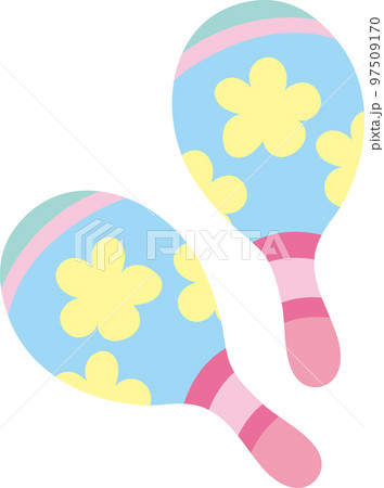 可愛い楽器_マラカス 97509170