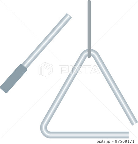 可愛い楽器_トライアングル 97509171