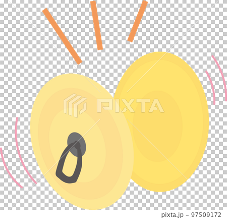 可愛い楽器_シンバル 97509172