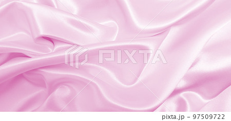 Smooth elegant pink silk or satin texture as wedding background. Luxurious background design Smooth elegant pink silk or satin texture as wedding background. Luxurious background design 97509722