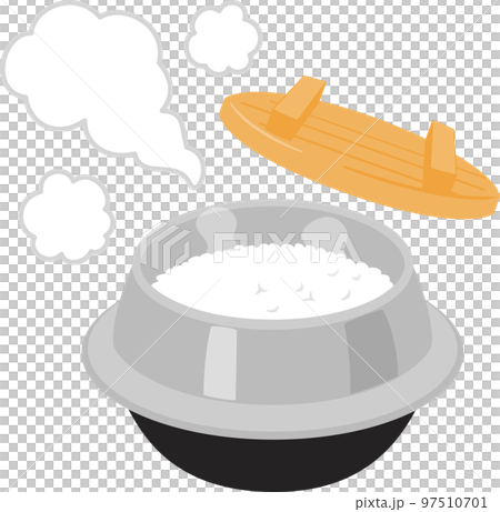 Hagama with cooked rice Hagama with cooked rice 97510701