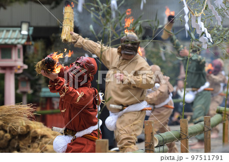 鬼が踊る 長田神社古式追儺式 鬼が踊る 長田神社古式追儺式 97511791
