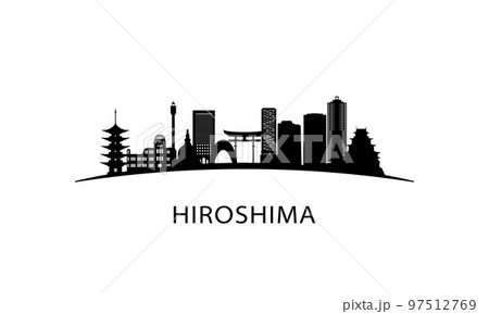 Hiroshima city skyline.  97512769