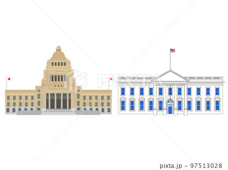 国会議事堂とホワイトハウス