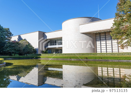 栃木県宇都宮市 快晴の栃木県立博物館 栃木県宇都宮市 快晴の栃木県立博物館 97513135