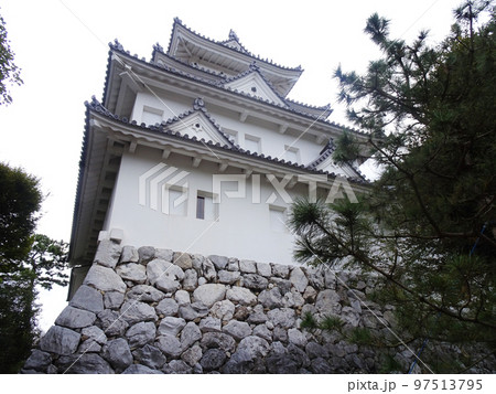 大垣城の天守閣(岐阜県大垣市)2022年10月 大垣城の天守閣(岐阜県大垣市)2022年10月 97513795