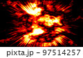 閃光の走る爆発の瞬間の背景　16：9 97514257