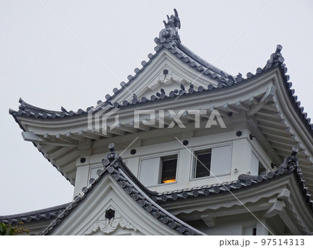 大垣城の天守閣 (岐阜県大垣市) 2022年10月 大垣城の天守閣 (岐阜県大垣市) 2022年10月 97514313