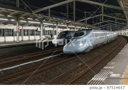 山陽新幹線　徳山駅にて 97514657