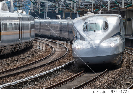 山陽新幹線　徳山駅にて 97514722