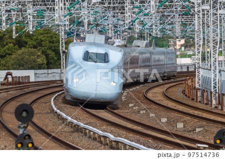 山陽新幹線　徳山駅にて 97514736