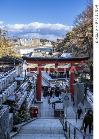 神奈川県藤沢市の風景 江島神社 神奈川県藤沢市の風景 江島神社 97515864