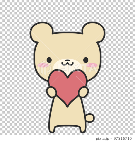 帶著一顆紅心的熊 帶著一顆紅心的熊 97516710