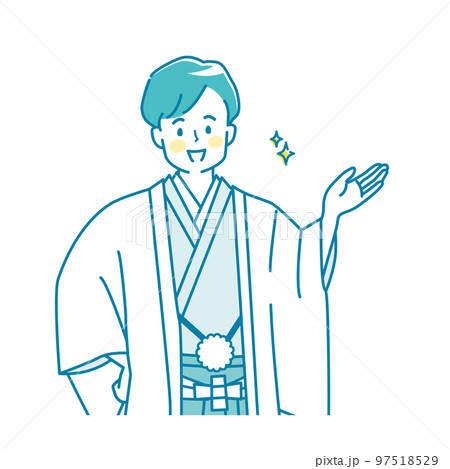 袴 男 赤 イラスト 透過素材 和服 男性50枚 立ち絵作成用・着物 浴衣 袴 日本伝統衣装