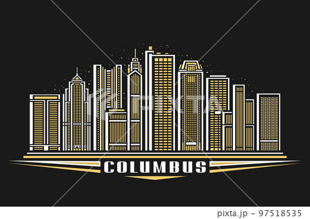 Vector illustration of Columbus Vector illustration of Columbus 97518535