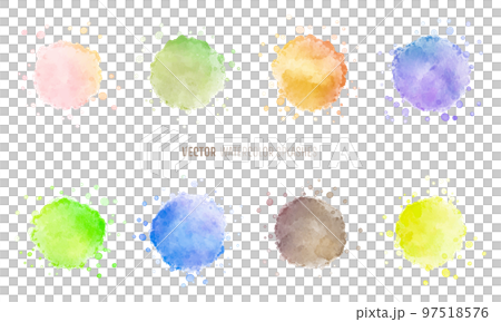 水彩多彩飛濺紋理 水彩多彩飛濺紋理 97518576