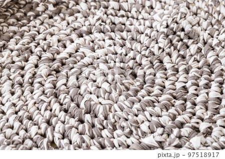 Tシャツヤーンで作ったラグマット 97518917