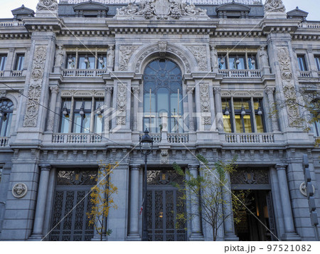 Bank of sapin banco de espana building in Madrid Bank of sapin banco de espana building in Madrid 97521082