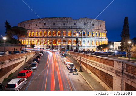 Rome, Italy at the Colosseum Rome, Italy at the Colosseum 97522691