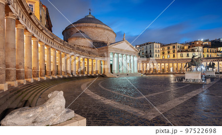 Plebiscito Square in Naples, Italy Plebiscito Square in Naples, Italy 97522698
